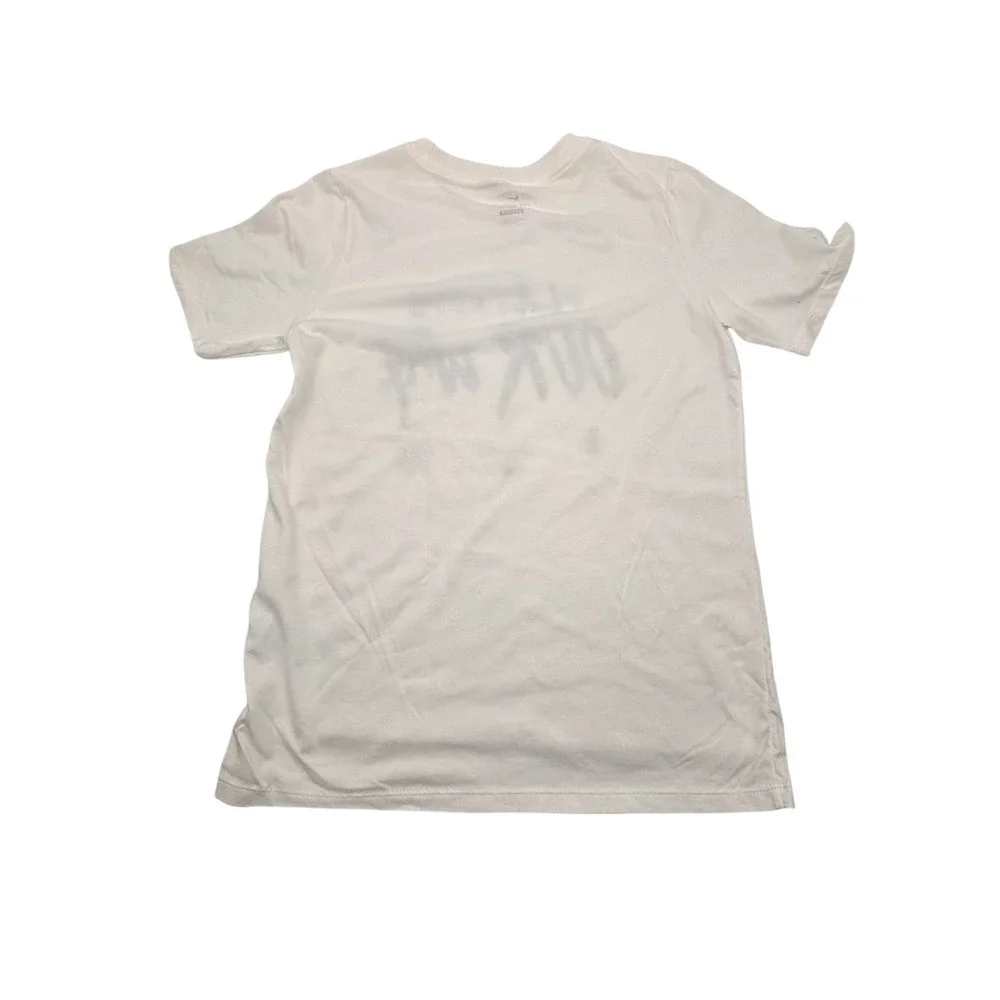 NWT Wild Fable Kids Girls White Basic Short Sleeve Crew Neck T Shirt Size S NWT - Picture 2 of 3